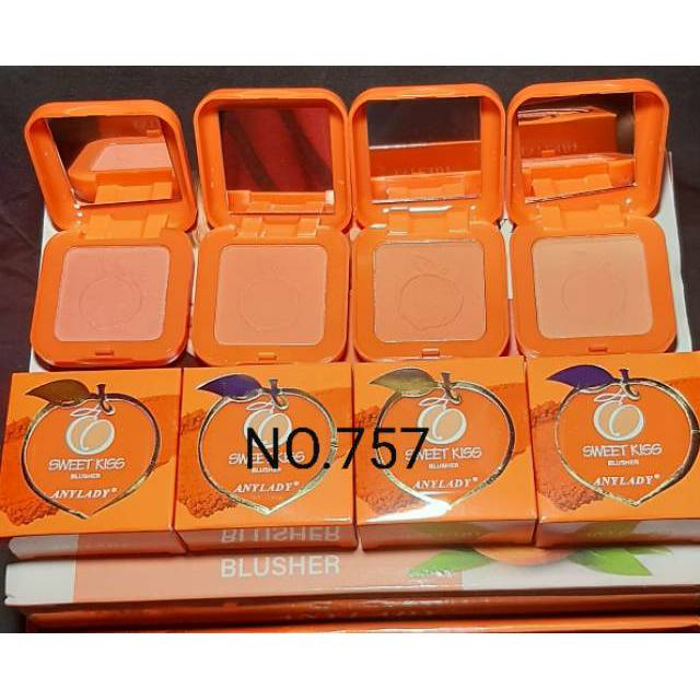 PROMO ECER!!!BLUSH ON/BLUSHER  SWEET KISS ANY LADY 757