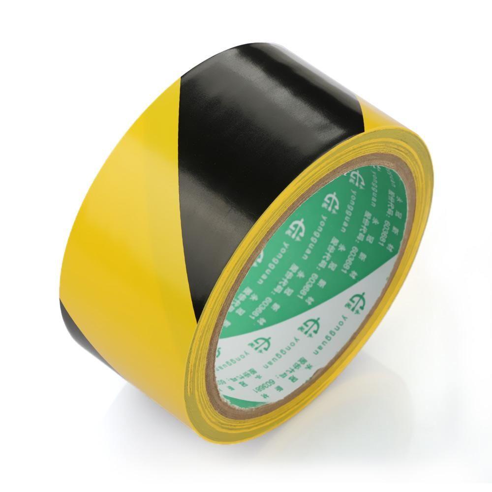 Pineapple Marking Tape Roll Film Self-adhesive Garage Roadway Safety Bahaya Stiker Peringatan