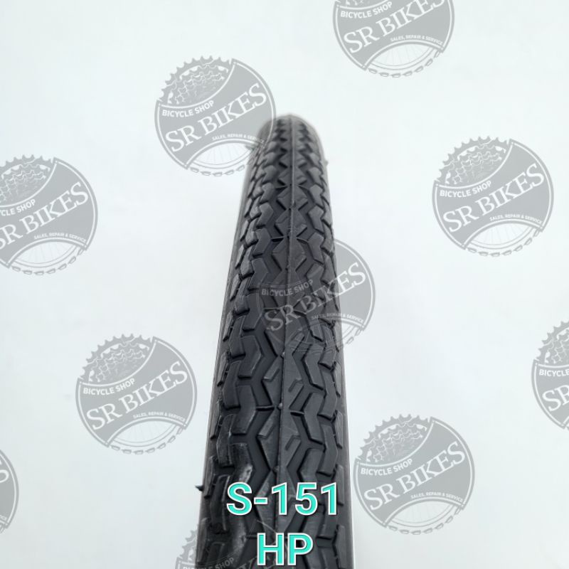 Ban Luar 26 x 1 3/8 Sepeda CTB Jengki Mini. HITAM PUTIH. SWALLOW DELI TIRE