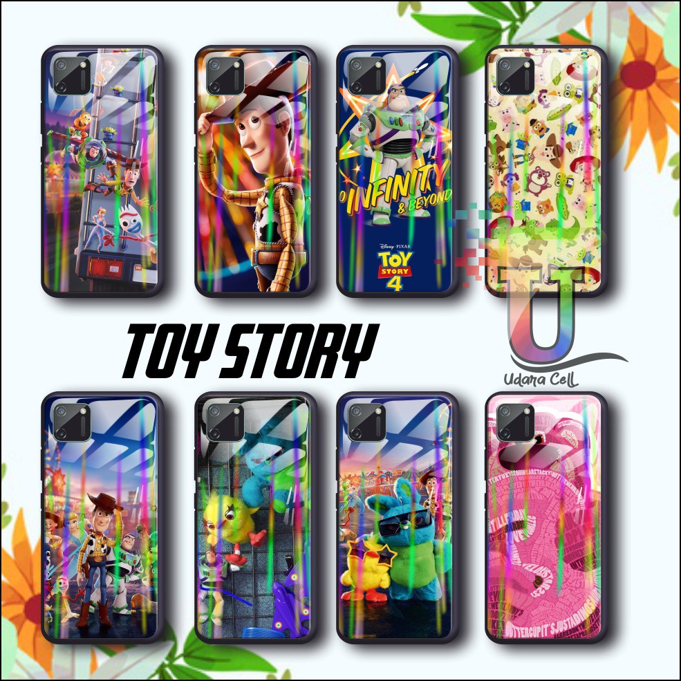 UC790 Case softcase gambar TOY STORY back case glass aurora oppo a3s a1k a7 f9 a5s a12 a92 a52 a31