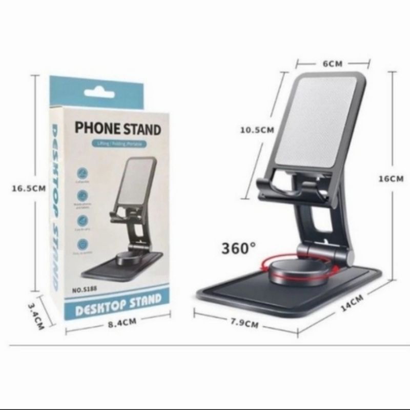 Holder Stand HP HD45 Phone Holder HD-45 Holder HP Bisa Putar 360°