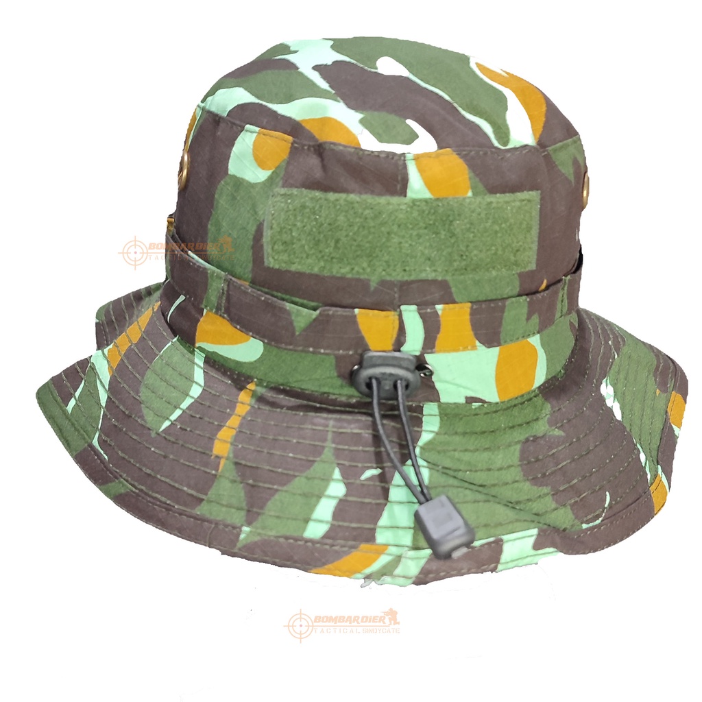 Topi import Topi Rimba Army | Topi Jungle Hat Tactical | Topi Gunung Outdoor | Topi Bucket | Topi Adventure loreng Brimob