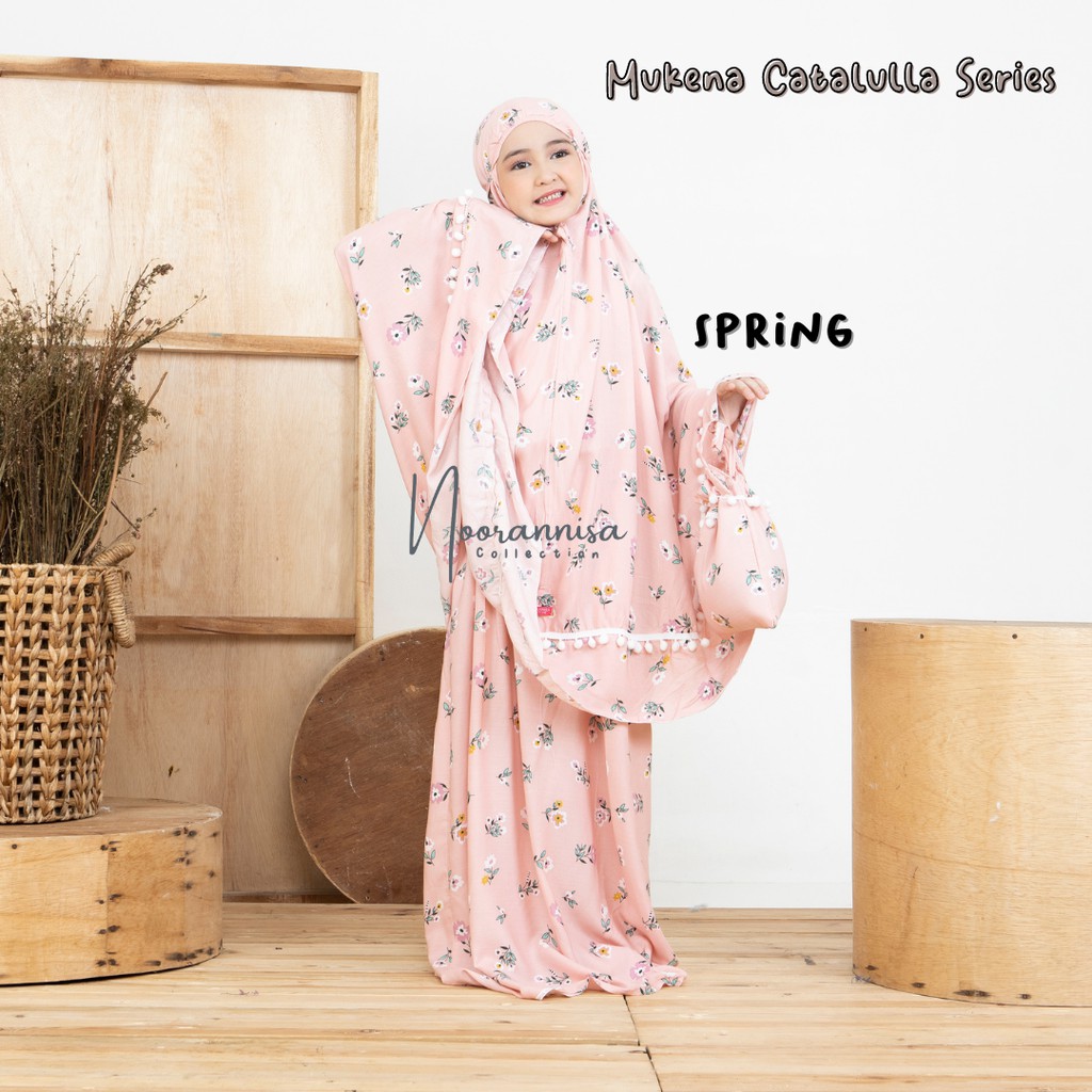 Mukena Anak Umur 2-12 Tahun Katun Rayon Premium Catalulla Series