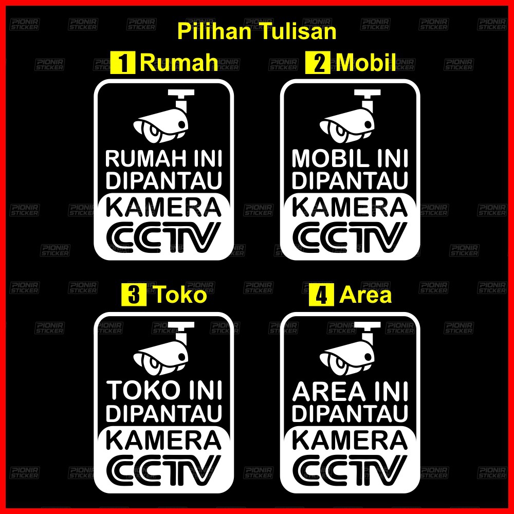 Stiker Pengaman Mobil Ini Diilengkapi Kamera CCTV