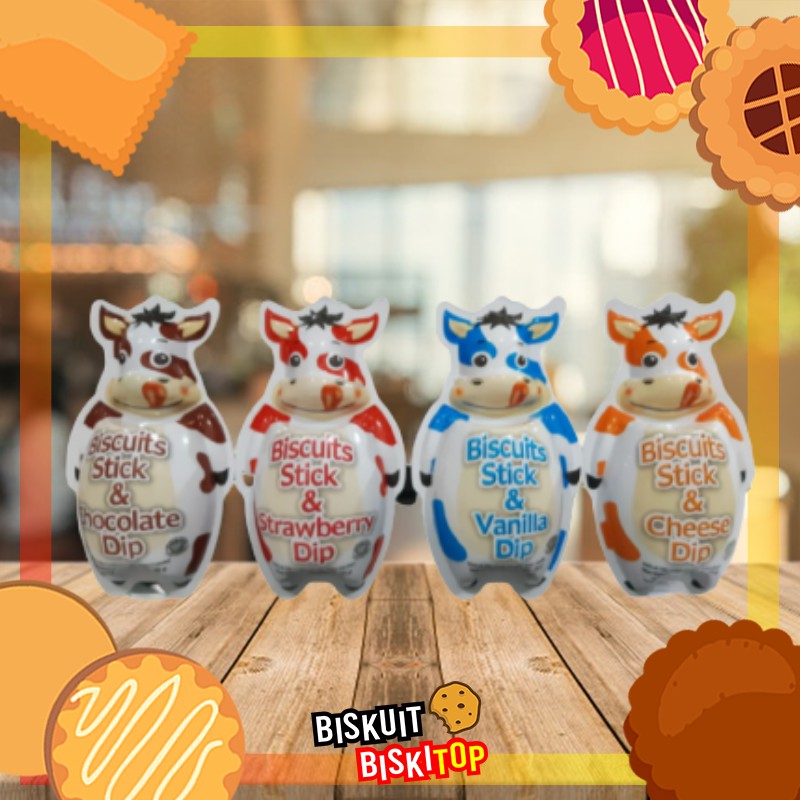 

B. BISKITOP - BISCUITS DIP SAPI 35gr Banyak Rasa Biskuit Kue Kering Cemilan Dewasa Anak Enak Renyah