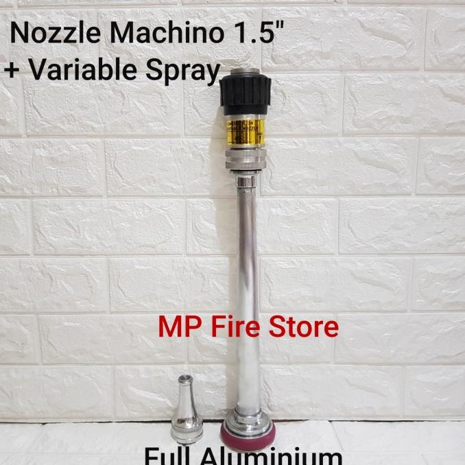 Jual Fire Jet Nozzle Machino 1.5 in Pemadam Full Aluminium + Variable