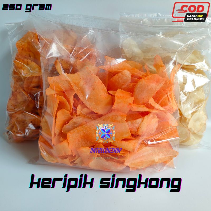 

keripik singkong 250 gram - keripik singkong 3 varian rasa