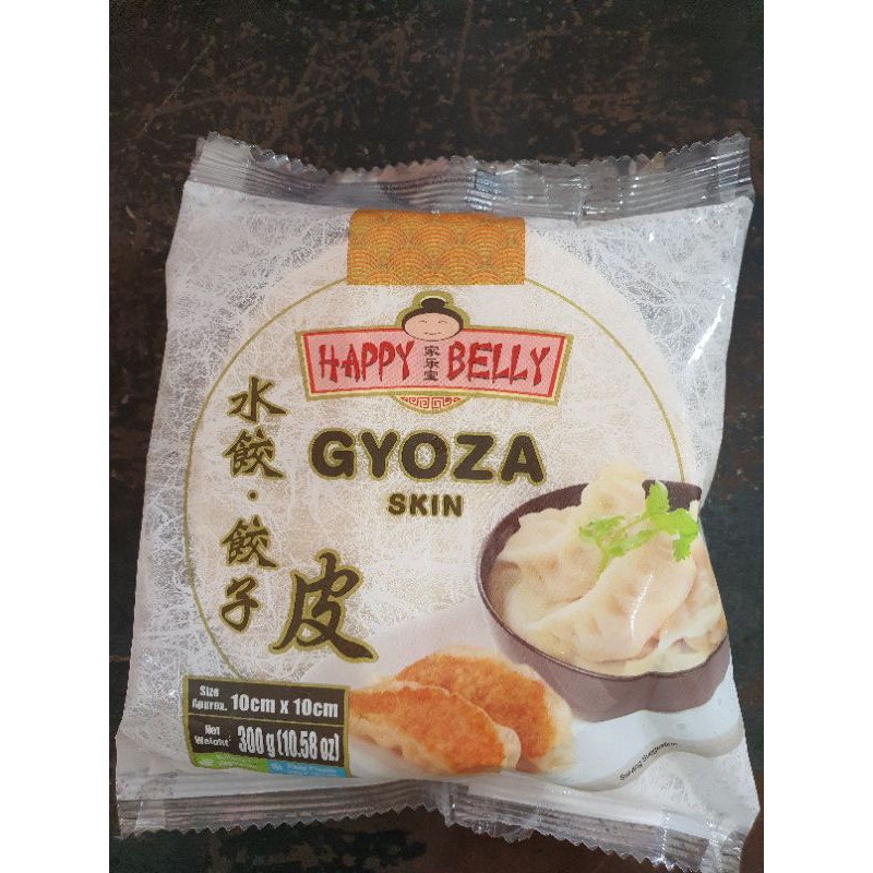 Jual 300g Happy Belly Frozen Gyoza Skin Kulit Pangsit. | Shopee Indonesia