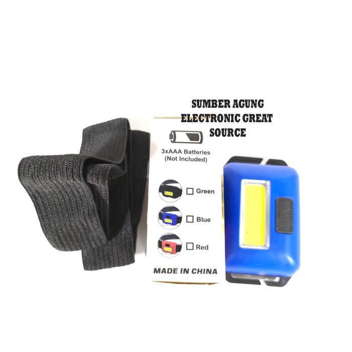 Senter Kepala Bisa Jadi Lampu Sepeda 10W COB Super Terang Menggunakan