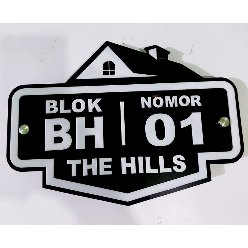 

nomor rumah acrylic