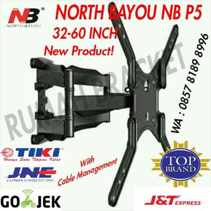 Promo Bracket Led /Led North Bayou Nb p5/p5 32-55 " Murah Banget