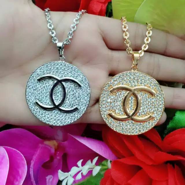 Xuping kalung liontin bulat ch