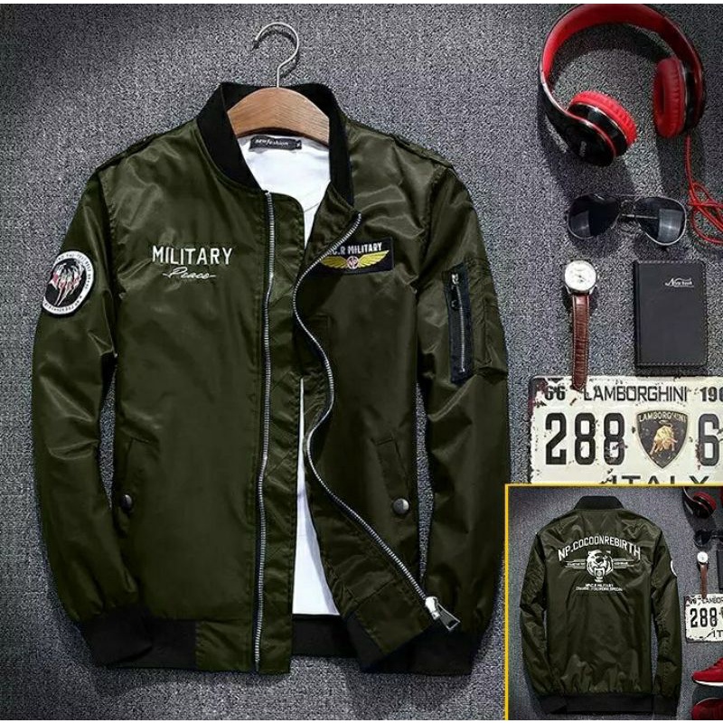 JAKET BOMBER MILITARY