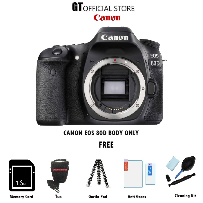 CANON 80D BODY ONLY / CANON EOS 80D / 80D