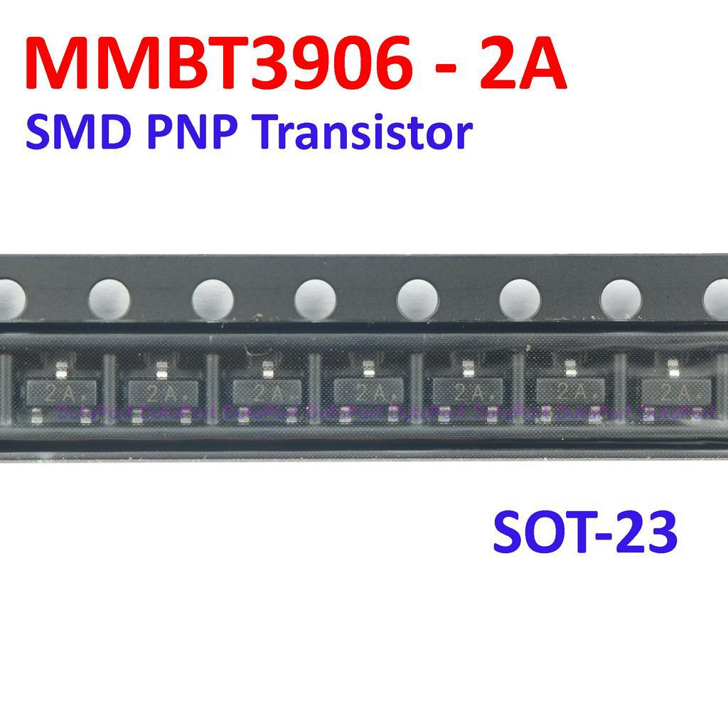 2A MMBT3906 2N3906 3906 PNP SMD TRANSISTOR 40V 0.2A SOT-23