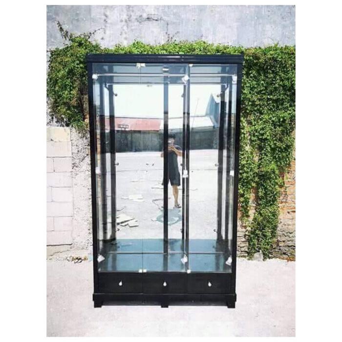 FREE ONGKIR LEMARI GANTUNGAN BAJU FULL KACA