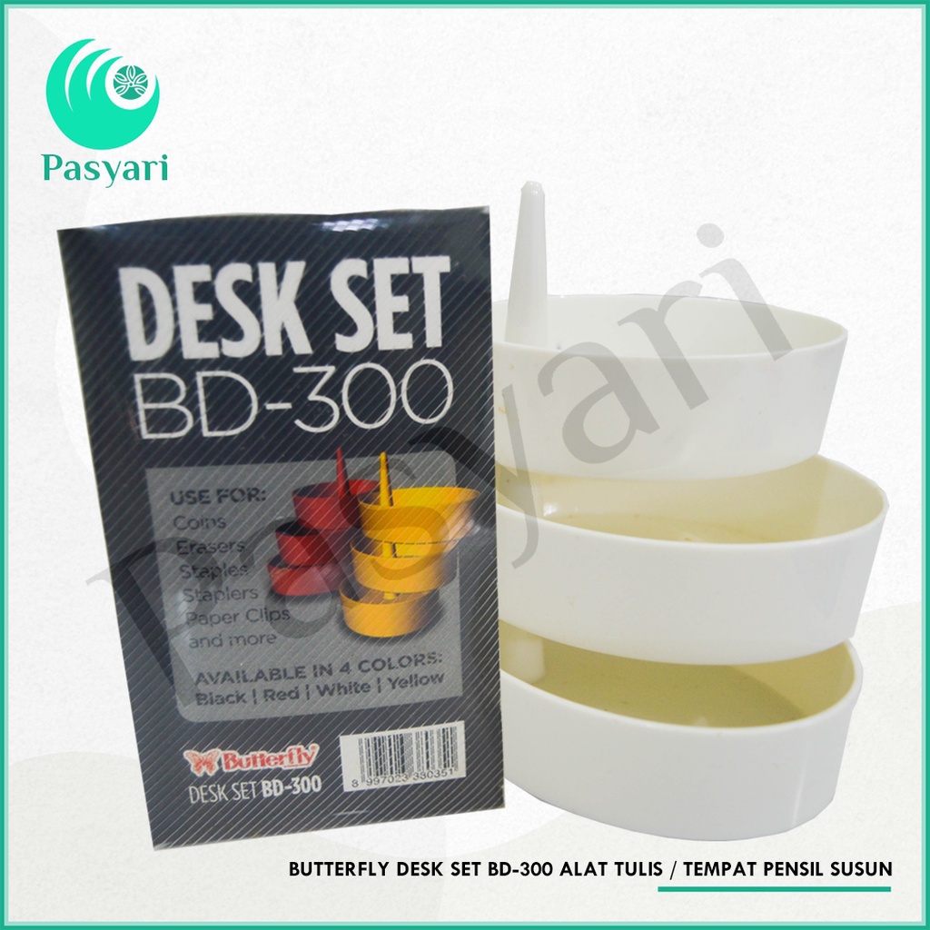 

Butterfly Desk Set Bd-300 alat tulis / tempat pensil susun