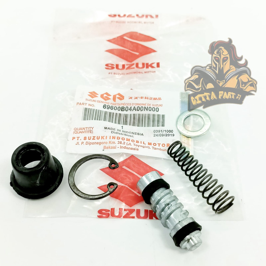 MASTER REM KIT BELAKANG SUZUKI KUALITAS ASLI ORIGINAL SUZUKI SGP PRESISI TIDAK BOCOR KARET TIDAK BENGKAK REM JADI PAKAM DAN DIJAMIN AWET SATRIA FU SUPRA 125 VIXION MX LAMA CB150R