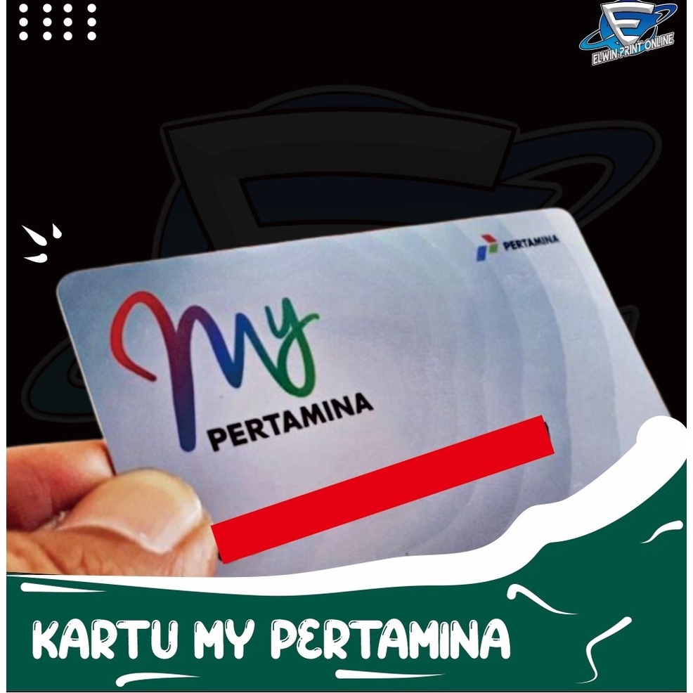 Kartu bensin/kartu my pertamina/cetak kartu pvc bahan premium/cetak kartu/cetak kartu pvc/kartu pvc
