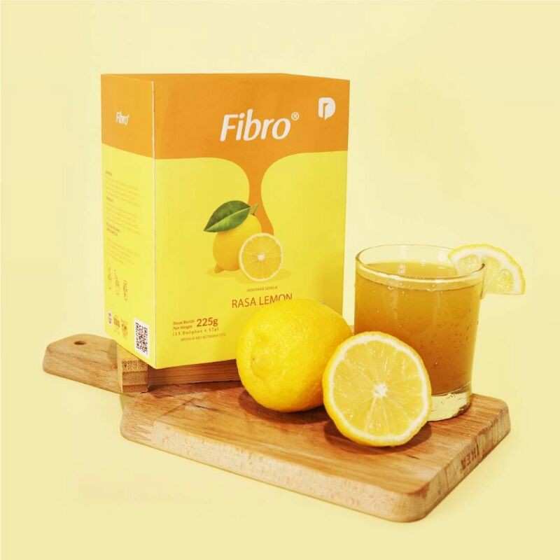 Fibro Fiber Detoks Detox Ecer Satuan Eceran Saset BAB Lancar Rasa Lemon Original Official Asli 100%