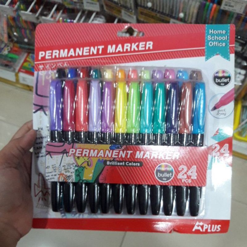 

(24 pcs) SPIDOL WARNA - PERMANENT MARKER