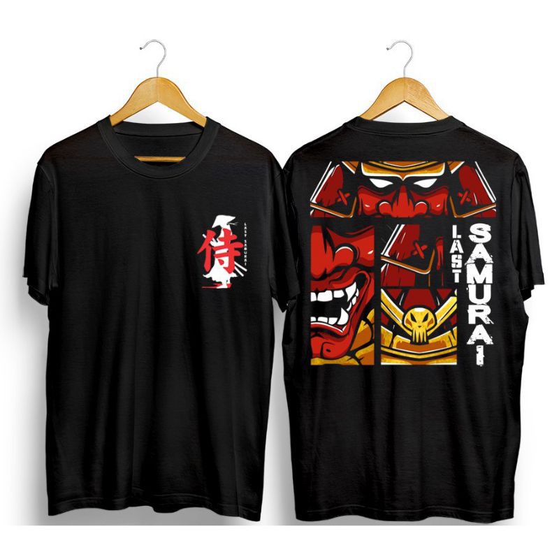 kaos oblong distro samurai ronin last samurai black