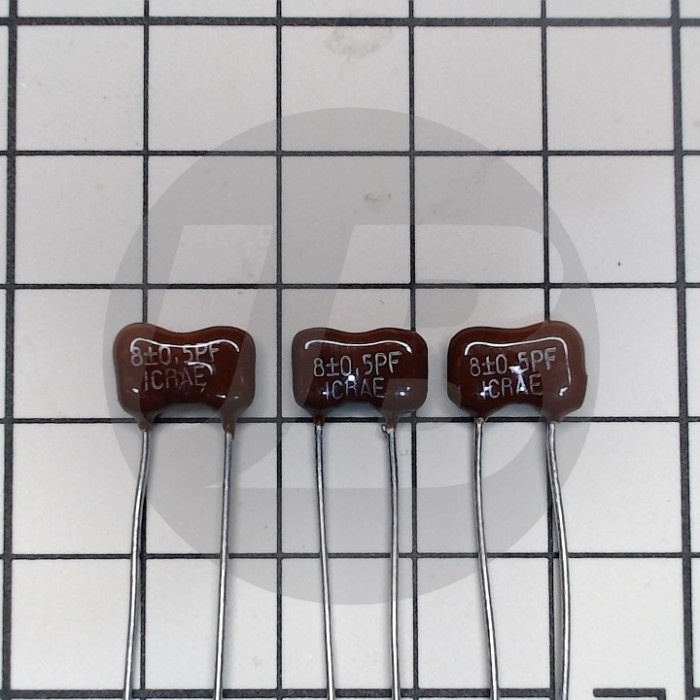 Kapasitor Silver Mika 8pF 0.008 nF 500V Silver Mica Capacitor ICRAE