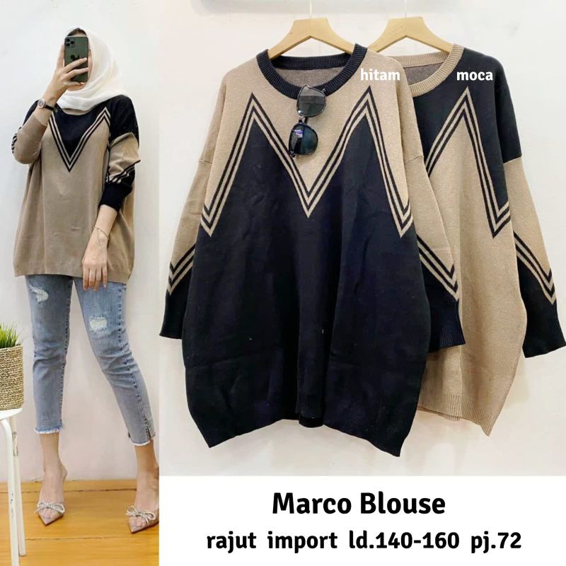 MARCO BLOUSE RAJUT IMPORT BY BUTIK ALVARO