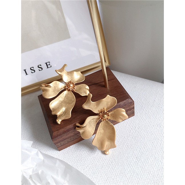 LRC Anting Tusuk Fashion Needle Flower Earrings F5031X