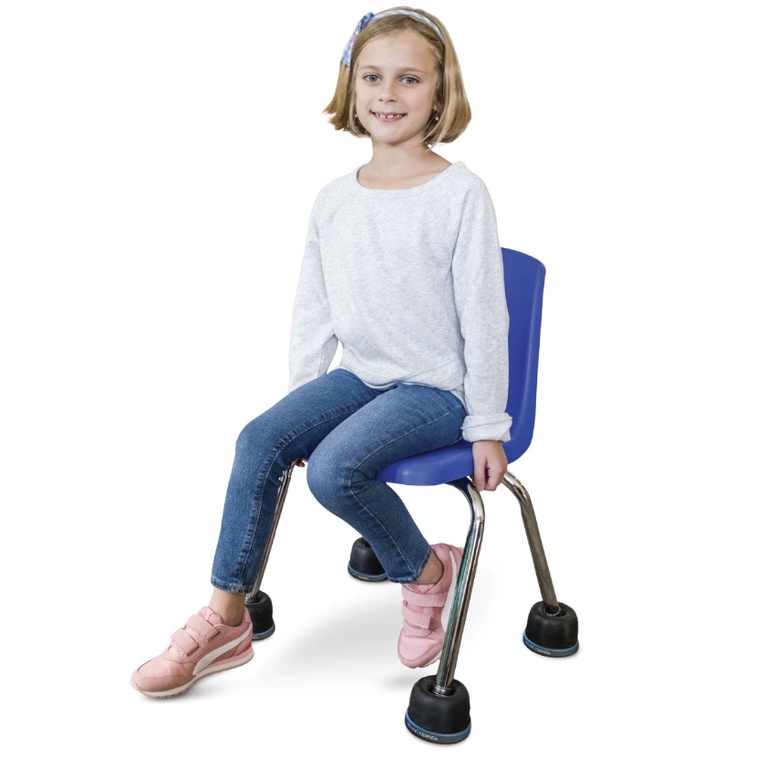 Bouncyband Wiggle Wobble, kaki kursi goyang, bantu anak fokus belajar dan duduk di kelas, designed in USA