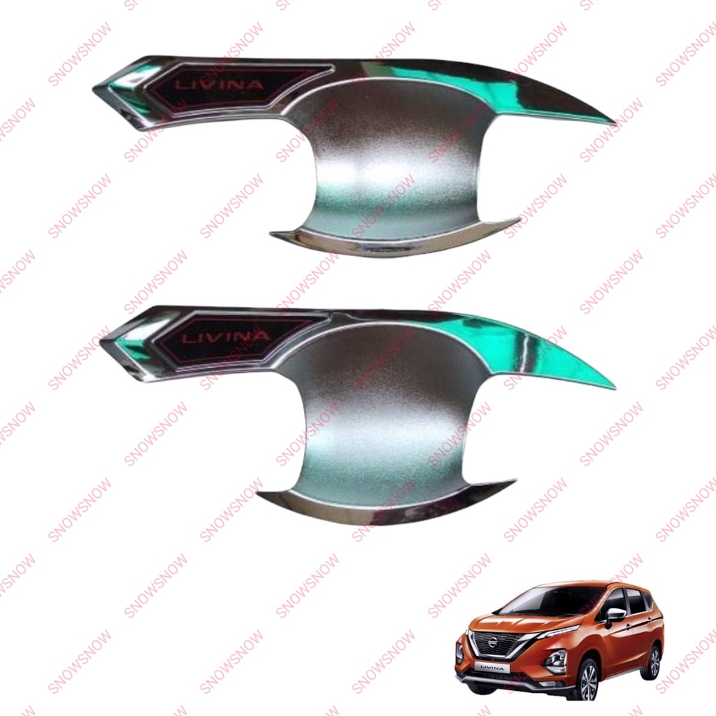 Cover Outer Mangkok Livina 2019 2022 Up Activo Hitam Chrome