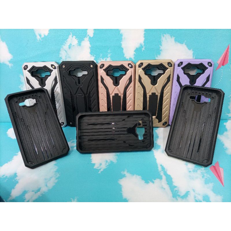 samsung J7/J7 core Phantom Series Stand Iron Hardcase Spigen touch armor case Robot