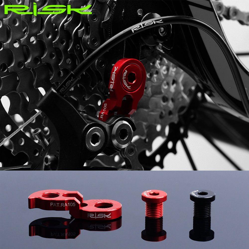 R-FLOWER Kaitan Derailleur Belakang Hitam/Red Extender Kaset Gantungan Frame Tail Hook Converter Extension