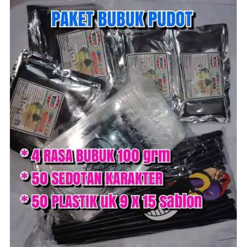 PAKET USAHA PUDOT (PUDING SEDOT)