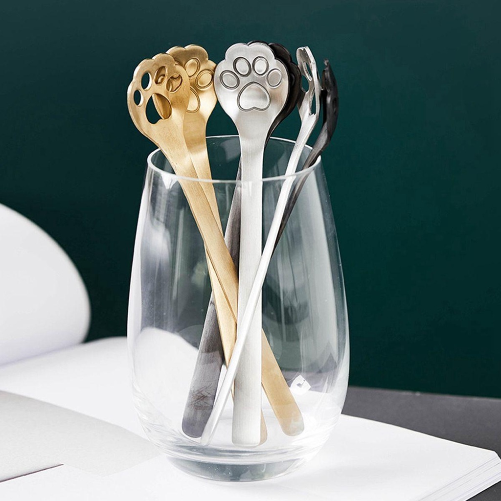 [Elegan] Sendok Teh Dapur Minum Es Krim Lucu Dessert Ice Tea Stirring Tool