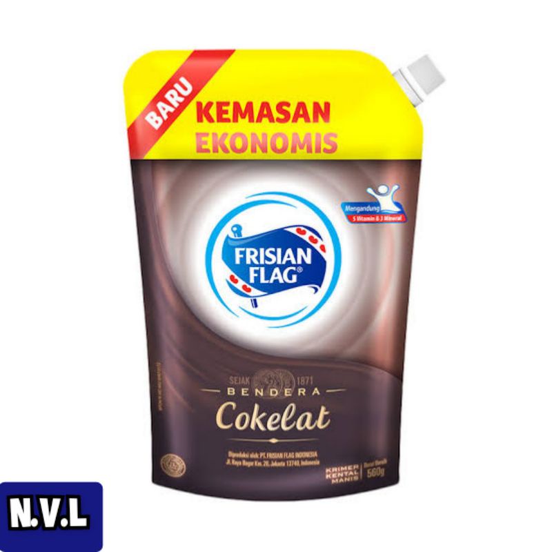 

frisian flag kental manis coklat pouch 560gr