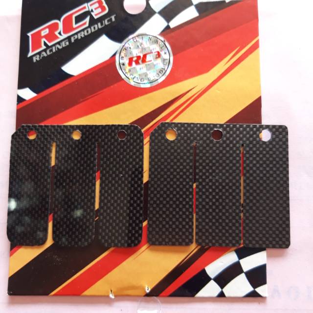 Lidah membran karbon satria 2tak - reed valve carbon satria 2 tak