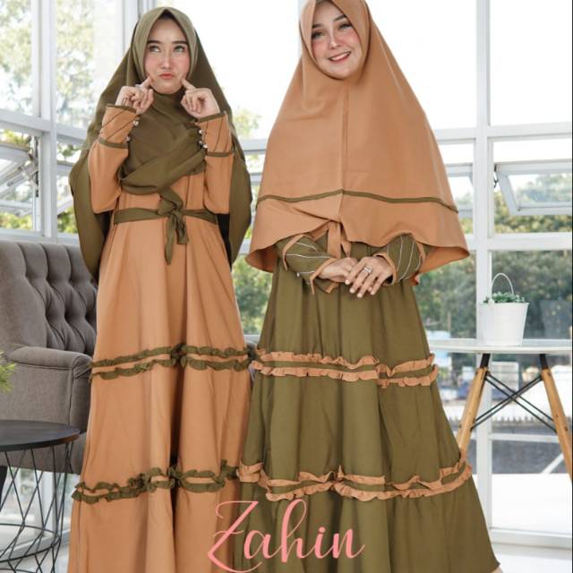 GAMIS SET HIJAB NAFISA BY ZAHIN