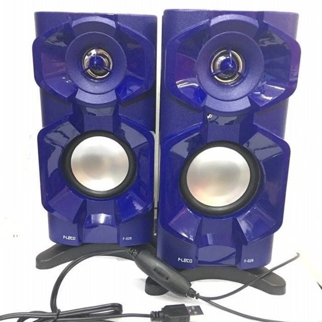 Speaker FLECO F-026 - Speaker Mini Komputer - Speaker Aktif Super Bass - Speaker Non Bluetooth - Spe
