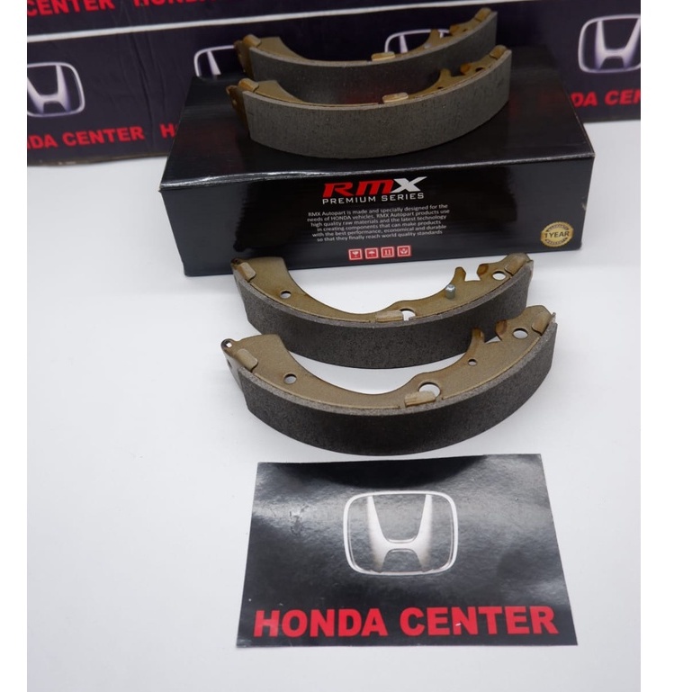 kampas rem brake shoe sepatu rem belakang crv gen1 2000 2001 stream 1700cc 2002 2003 2004 2005 2006 freed brv 43153-S10 tromol