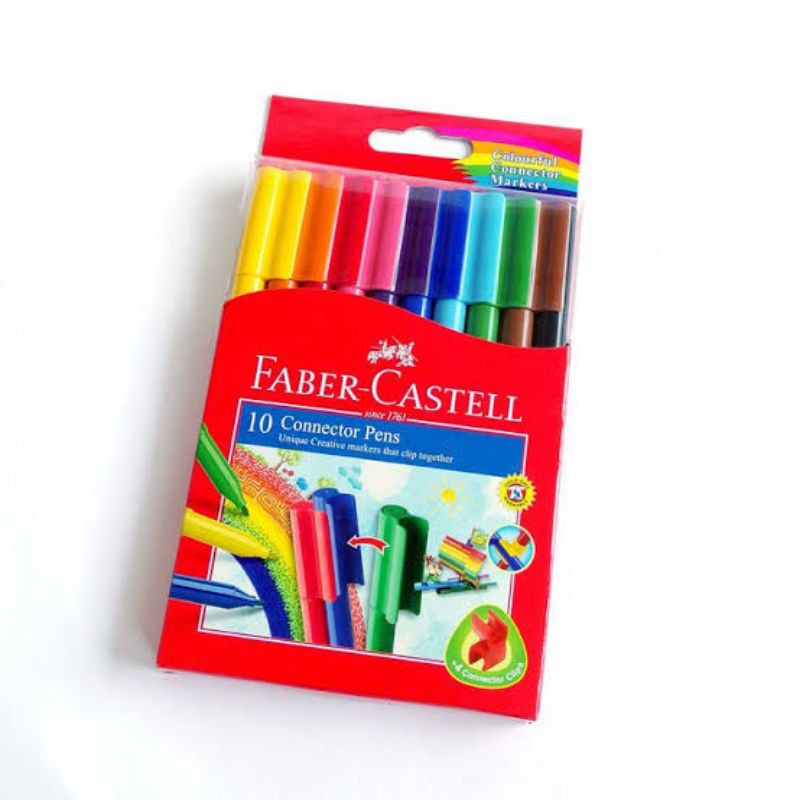 

Faber Castell Connector pen 10 warna Original