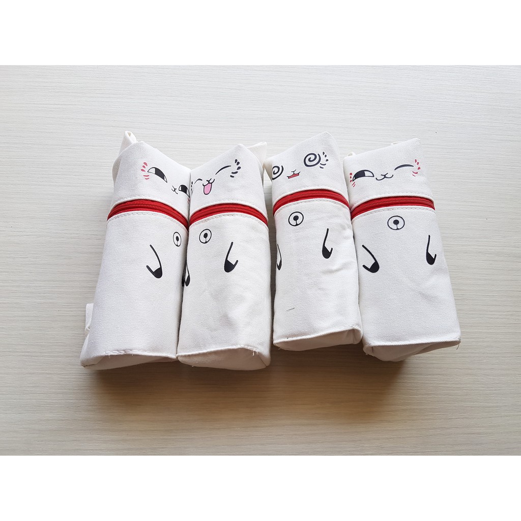 

Tempat Pensil Kanvas Kucing Putih