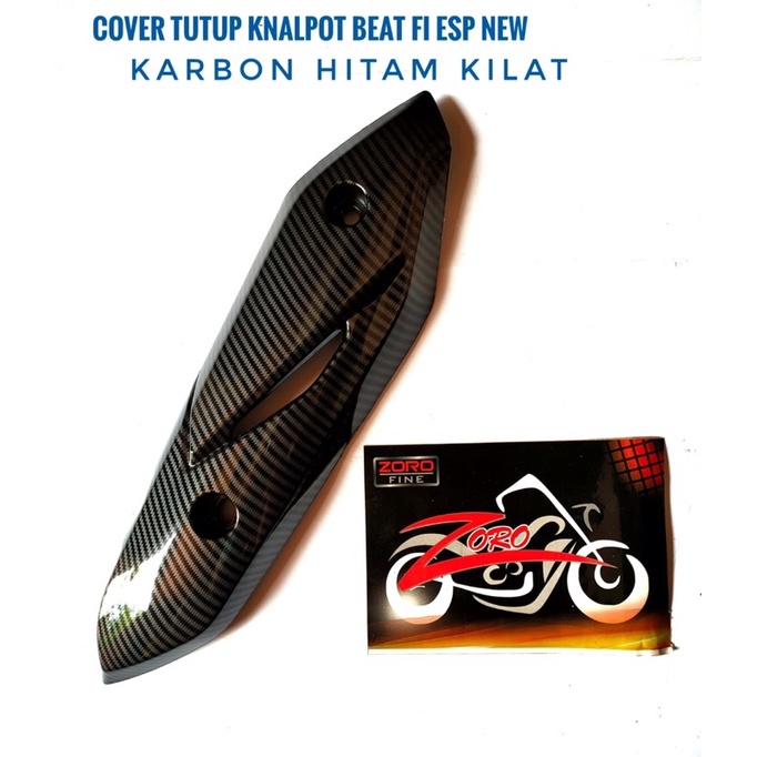 TUTUP KNALPOT BEAT karbu-beat f1 injeksi-BEAT F1 esp new-BEAT NEW 20/21 karbon tameng knalpot karbon