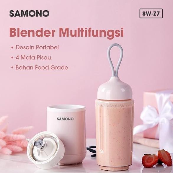 cod blender charger juice cup Blender Portable SAMONO Blender Jus Buah Portable SAMONO SWZ7 SW-Z7
