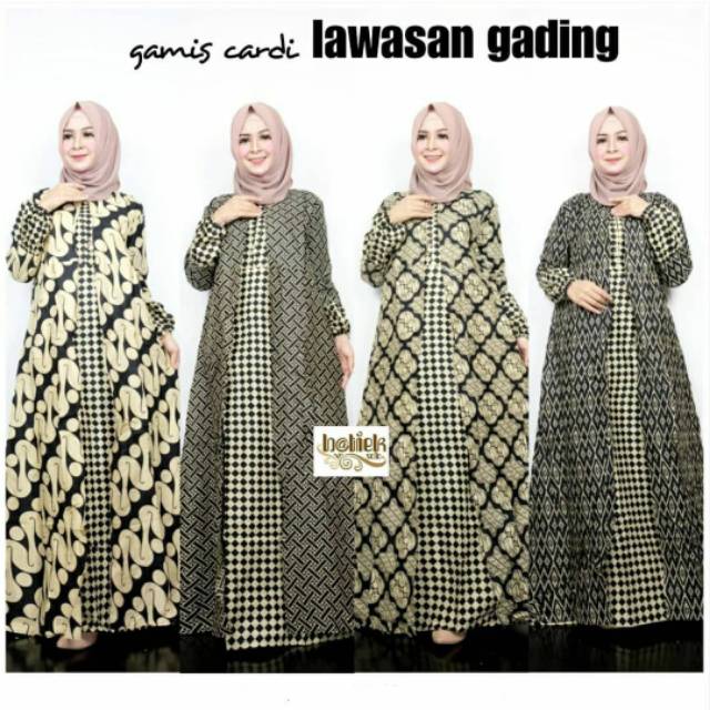 Gamis Cardi Lawasan Gading