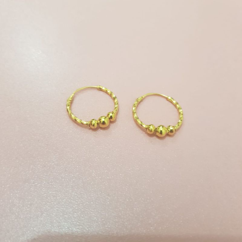 Anting donat 1gram Anting emas