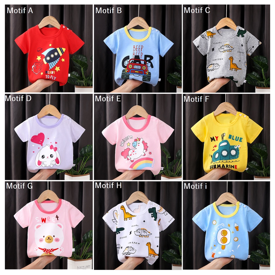 Baju Anak Bayi / Kaos Anak Bayi / Baju Bayi Halus dan Lembut