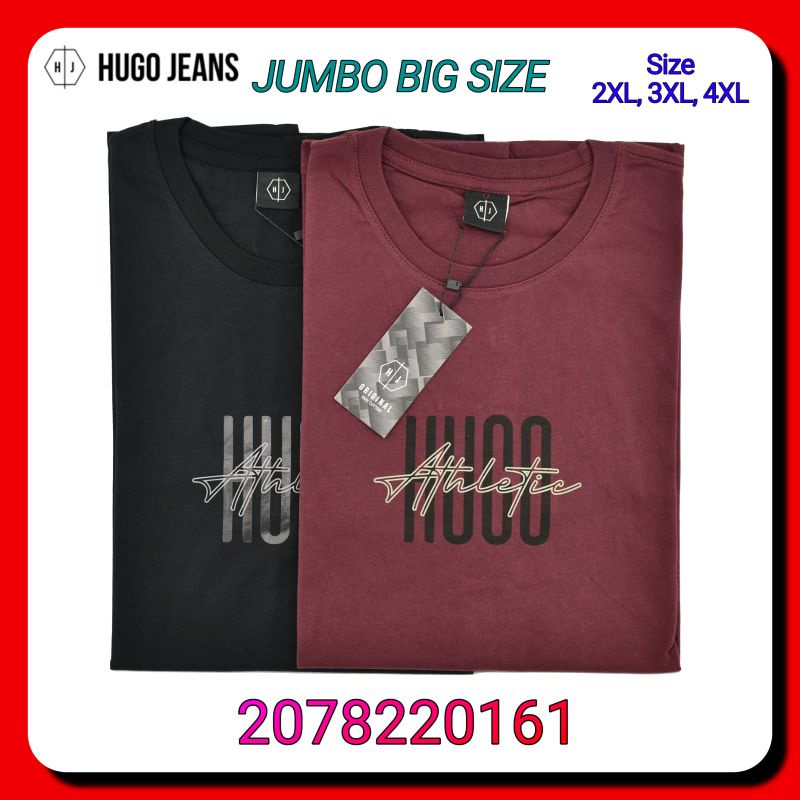 Kaos Oblong Pria Hugo Jeans Big Size Jumbo 2078220161