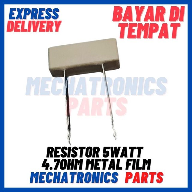 [PAS-9607] RESISTOR 5WATT 4.7OHM METAL FILM