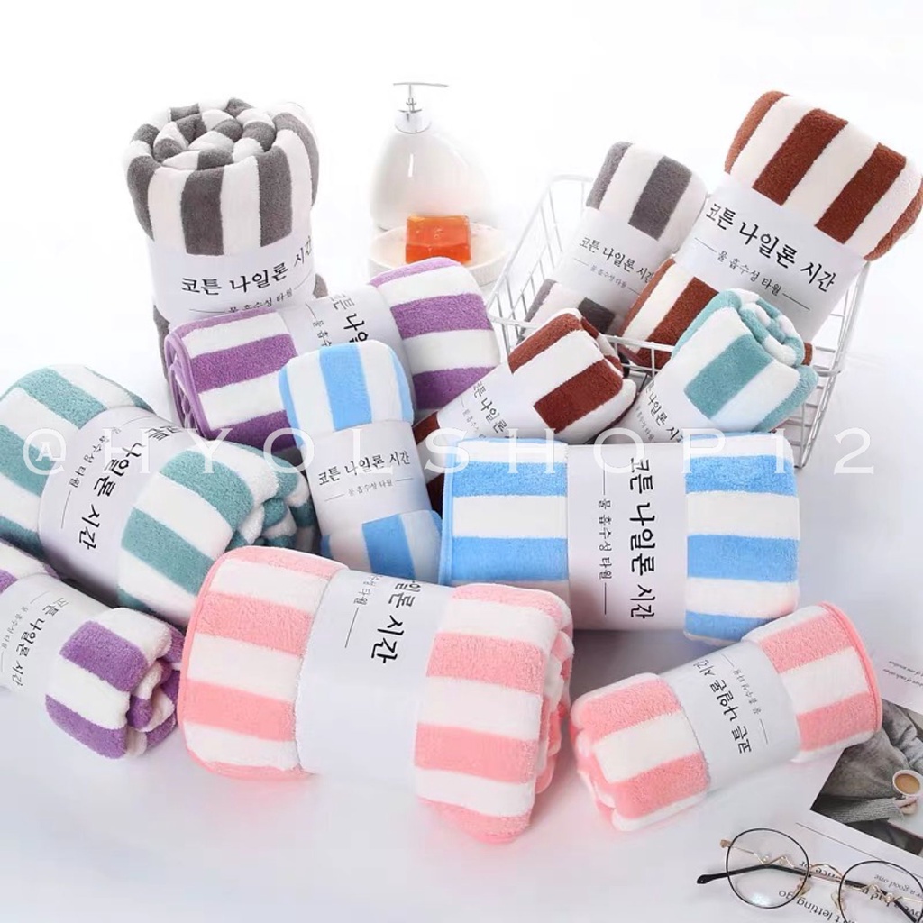 [HY.OLSHOP12] Handuk Mandi/ Handuk Mandi Dewasa Serbaguna Ukuran 70x140CM